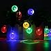 oobest Solar String Light Waterproof Multicolour 6 Meters 30 LED Crystal Ball for Christmas Tree , Patio, Lanscape, Holiday, Wedding, Lawn Decoration