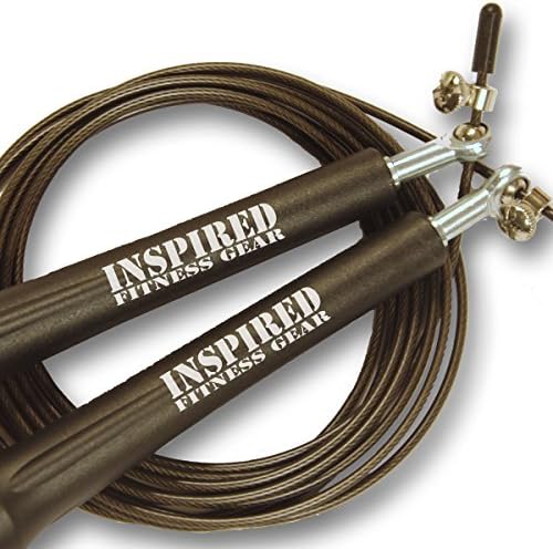 High Speed Double Under Jump Rope100% Satisfaction Guarantee Premium Fast Cable WOD Rope Free Ebook Best Double Ball Bearing Cross Fitness, Boxing, BJJ, MMA, Skipping & Cardio Exercise
