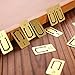 Brass Number Clip Set of 12,JoyTong Mini Paper Index Holder (Digital)