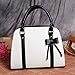 COOFIT Lady Handbag Little Bow Leisure Top-Handle Bags Shoulder Bag Purses and Handbags(White)