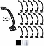 15 Pack, Premium Black Pull Handle 5-3/4" Utility