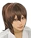 Cfalaicos Spirited Away Ogino Chihiro Cosplay Costume Wig + Ponytail + Free Wig Cap