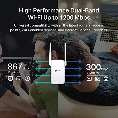 TP-Link AC1200 WiFi Extender(RE315), Covers Up to 1500 Sq.ft and 25 Devices, Up to 1200Mbps Dual Band WiFi Booster… - Image 3