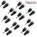 inShareplus 10 Pairs 12V Male and Female 2.1x5.5mm DC Power Jack Plug Adapter Connector for CCTV Security Camera, LED Strip Light