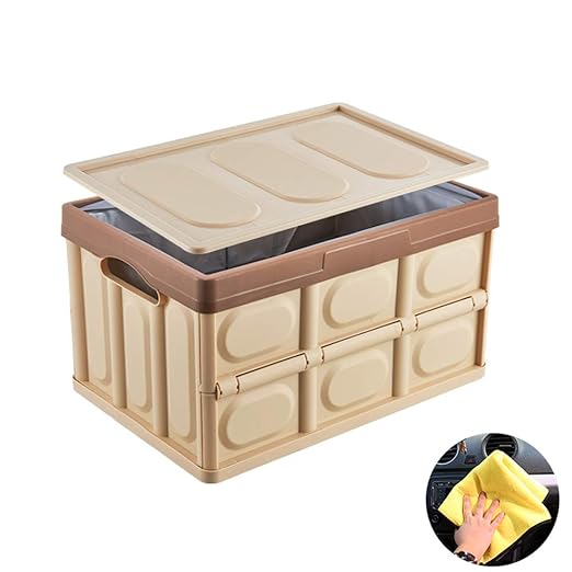 PSATO Caja De Almacenamiento De Maletero Plegable con Bolsa ...