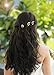 Missgrace Women Rhinestone Hair Piece Gold Leaf Hairpieces Wedding Vintage Hair Pins Bridal Rhinestone Hair Clips Wedding Headpiece for Party and Evening (Pack of 3) (Gold)
