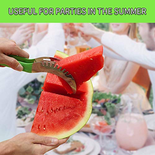 Windmill Watermelon Cutter Set - Stainless Steel Watermelon Slicer, Carver, Cutter, Knife - Carving and Cutting Tools for Home 3 PACK