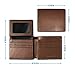 RFID Blocking Leather Wallets For Men, Brown