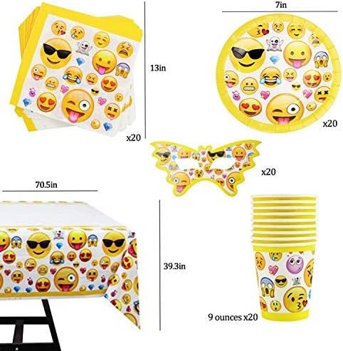 81 Piece Party Supplies Birthday No Need to Wash Tableware Set - Image 3