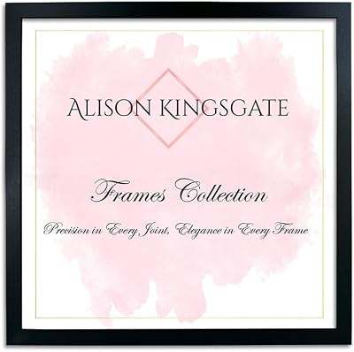 Alison Kingsgate Sleek 35x35cm Picture Frame Black Engineered Wood