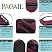 BAGAIL 6 Set Packing Cubes,Travel Luggage Packing Organizers(6Set Burgundy)