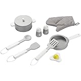 Kochgeschirr "Gustav", Spielzeug Topf-Set aus Metall, Kindergeschirr