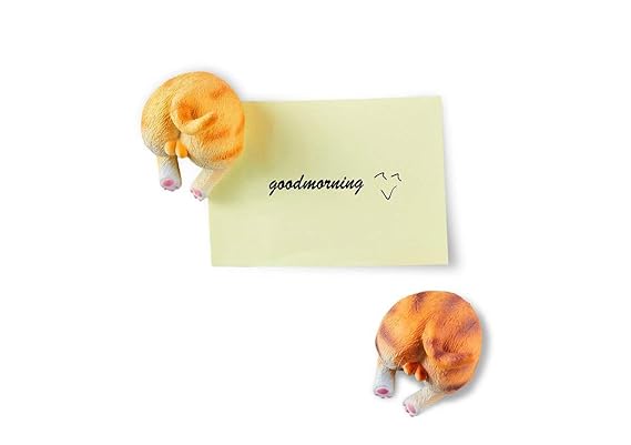 Xelparuc 6 imanes Decorativos para Nevera con diseño de Gato ...