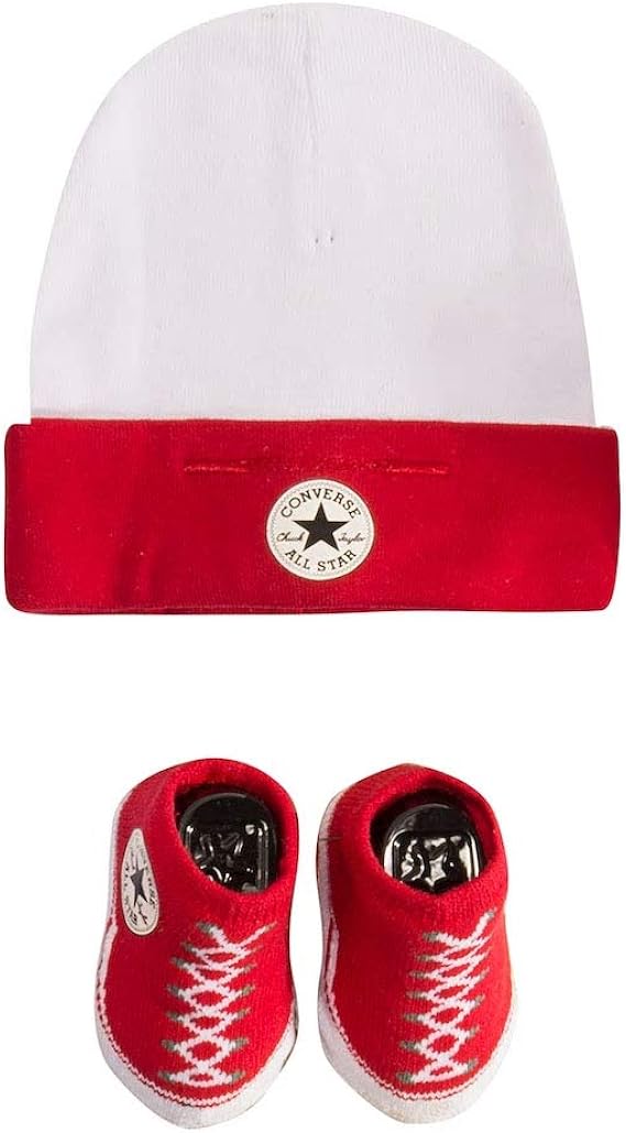 converse hat and bootie set