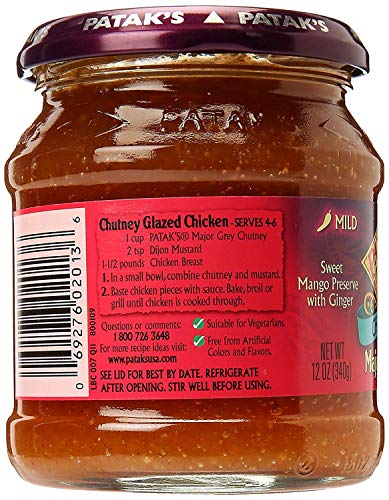 Patak's Major Grey Chutney, 12 oz (3)