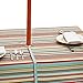 DII Summer Stripe Outdoor Collection Tabletop, Tablecloth, 60x84