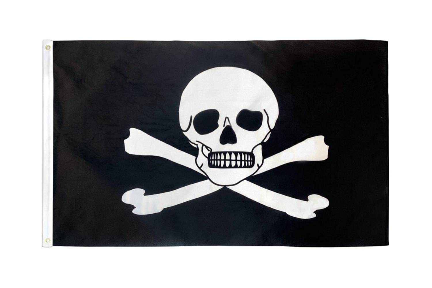 AZ FLAG - Pirate Poison Flag - 2x3 Ft - 100D Polyester Skull Pirates Banner with Two Metal Grommets - Fade Resistant - Vivid Colors - 2' x 3' Feet - 90x60 Cm