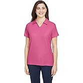 Core 365 Ladies' Fusion ChromaSoft Pique Polo S Charity Pink
