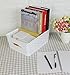 Hommp 4-Pack Plastic Storage Bin, Stackable Pantry Organizer Bins, White