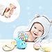 Peradix Rattle Baby Rattle Toy Set，Rattle'n Rock Newborn Toys Hand Bell Kit(Light Colors)