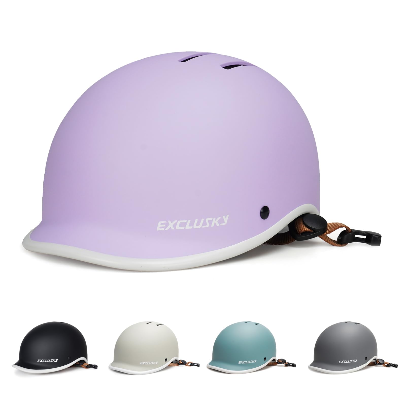 Ckorison Bike Helmet for Adult Men and Women, Bicycle Helmet for Commuting Road Biking Skating with Adjustable Dial Size 56-61cm