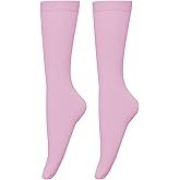 Bestjybt Women's Opaque Stretchy Nylon Knee High Stockings Trouser Socks