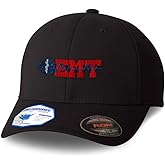 Custom Flexfit Cap for Men & Women Embroidered EMT Paramedic Embroidery Flexfit Hats Baseball Caps