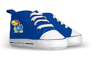 Baby Fanatic Toddler Unisex Pre-Walker Shoes - NCAA Kansas Jayhawks Officially Licensed