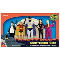 NJ Croce Batman Classic TV Series Bendable Boxed Set