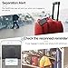 Smart Luggage Tag Locator, [5 years Battery] Anti-Lost Bluetooth Tracker Device, Wireless Travel Baggage Finder For Suitcase, Key, Phone with App Control for iPhone, Android