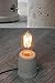 IJ INJUICY Vintage Cement Concrete Table Lamp-Loft Retro Style Desk Lamps For Living Room Decor