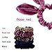 Simnice 25 Pack Hair Scrunchies Rabbit Bunny Ear Bow Bowknot Scrunchies Velvet Scrunchy Bobbles Elastic Hair Ties Bands Ponytail Holder