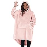 THE COMFY Dream Jr for Kids | Lightweight Microfiber Fleece Wearable Blanket with Hood & Pocket | Seen on Shark Tank