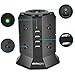 Vertical Power Strip, EletecPro Tower Extension Lead Smart Socket 2M/6.6ft With Surge Protection Overload Protection 8 Way Outlet and 4 USB (5V/4.5A ) Charging Ports Stations Cord Fireproof