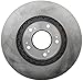 ACDelco Silver 18A1666A (19287219) Non-Coated Front Disc Brake Rotor
