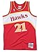 Mitchell & Ness Atlanta Hawks Dominique Wilkins Mens Mesh Swingman Jersey in Red