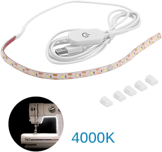 Sewing Machine Light Bright Sewing Strip Light with Touch Dimmer and