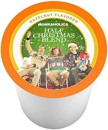 Workaholics Half Christmas Single-Cup Coffee for Keurig K-Cup Brewers 12-Count