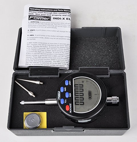 51n3e21SwXL Fowler 52-580-025 Indi-X Granite Gage Stand with Electronic Indicator - Image 6
