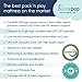 Tri-fold Pack n Play Mattress Pad with Firm (for Babies) & Soft (Toddlers) Sides | Portable Foldable Playard Mattress, Playpen Mattress for Pack and Play Crib | Includes Carry Case