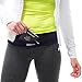 FlipBelt Zipper, Carbon, Large
