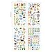 DECOWALL DAT-1708 My First Alphabet ABC with Pictures Kids Wall Stickers Wall Decals Peel and Stick Removable Wall Stickers for Kids Nursery Bedroom Living Room décor