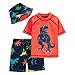 Carter's Boys' Rashguard Set (4/5, Orange/Navy Dino)