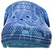 crocs Kids' Classic Graphic K Clog, Multi Color/Blue, 2 M US Little Kid