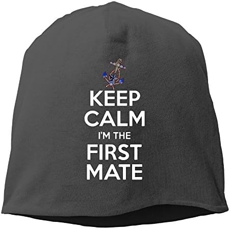 Keep Calm I'm The First Mate Sailing Boating Unisex Casual Fashion Durable Winter Warm Knit Hat