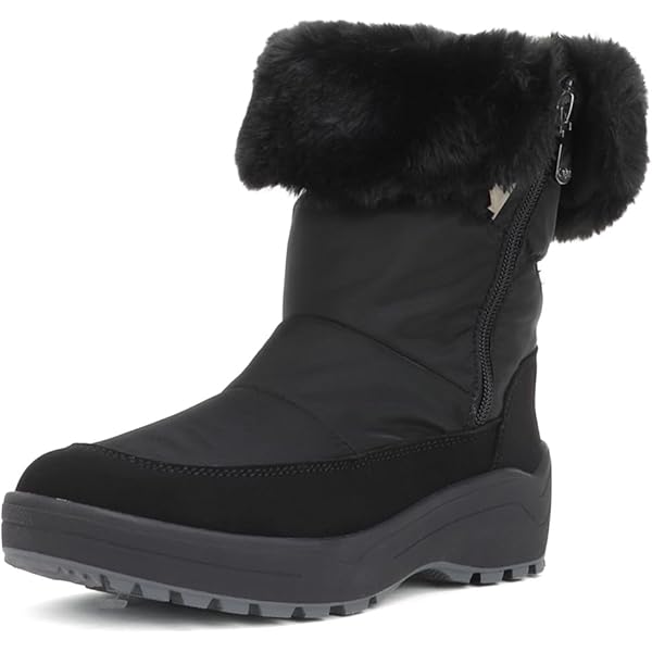 Amazon.com | Generic Faux Fur Lined Pom Pom Womens Boots
