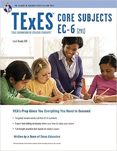 Amazon Com Texes Core Subjects Ec 6 291 Texes Teacher Certification Test Prep 9780738611990 Rosado Ed D Dr Luis A Cavallo Ph D Dr Ann M L Curtis Ph D Dr Mary D Lange Ph D Dr Diane M