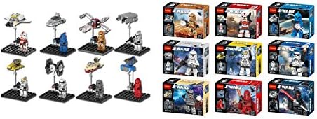 Star Wars MiniFigures Building Blocks White Solider Clone Trooper/Captain Rex/Jek 14/Clone Commander Toys 9 Packs:Set