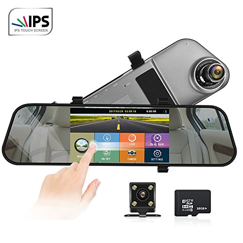 Dash camera 5.0 inch 170 degree wild angle vehicle moni…