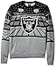 NFL Oakland Raiders BLUETOOTH Ugly Sweater, Large